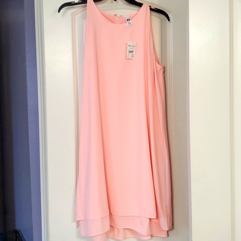 Junior medium pink dress